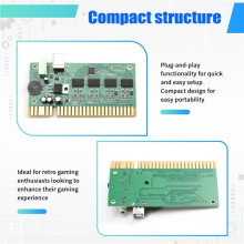 Nieuwe MAME-Gamecontroller Pc Naar Jamma-Converter Printplaat met USB-Audiokabel voor Arcadekasten met 28 Pinnen