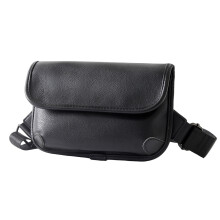 1St Outdoor Mannentas PU Zwart Lichtgewicht Crossbody Met Grote Opslag