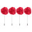 4St Broches Stoffen Rozen Corsage Decor 1