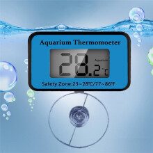 LCD Digital Aquarium Thermometer with Suction Cup Fish Tank Water Electronic Thermometer Measurement