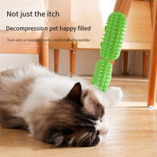 Cat Scratching Massage, Cat Scratching Board, Pet Toys, Silicone Scratching, Cat Toy Table Leg Strap Green