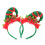 2St Creatieve Kerstelf Hoofdband Met Veerdecoratie 1
