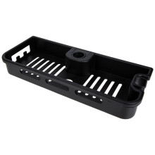 2St Douche Bar Opbergrek Zwart Plastic Voor Thuisgebruik