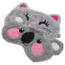 2St Zachte Cartoon Oogmaskers Slaapmaskers Elastische Band