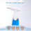 350Ml Automatic Electric Foam Dispenser Bathroom  Washing Continuous Foaming Shampoo Detergent Bubble Sprayer 6