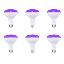 6X E26 15W Ultraviolet UV Lamp Black Light Bulb Fluorescent Detection Lamp 220V/110V Home DJ Party Decoration