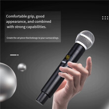 Dual Channel X7 Wireless Microphone System for Karaoke Dual Handheld 5.0 DSP Reverb for Family Karaoke