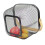 2X Metal Mesh Basket, Multi-Functional Hanging Kitchen Baskets Fruit Basket with Handle Black 6