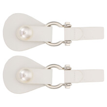 2St Mode Toggle Buckles Wit Voor Jasriem En Kledingaccessoires