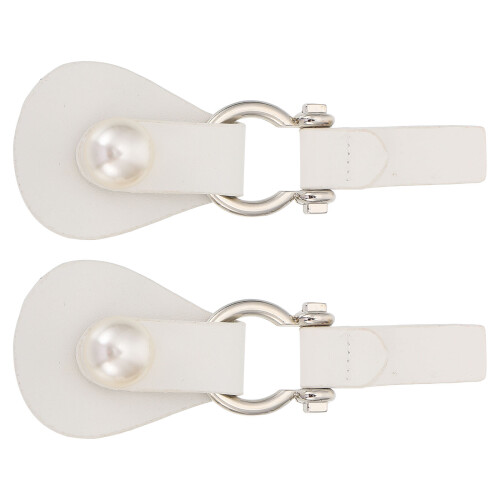 2St Mode Toggle Buckles Wit Voor Jasriem En Kledingaccessoires