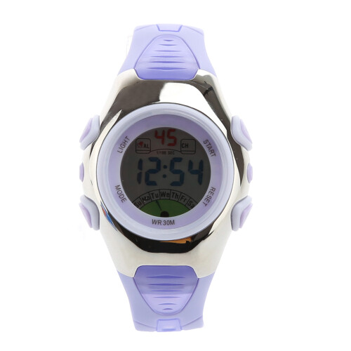 Paars Kinder LED Met Stopwatch En Alarm 1