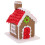 1St Polymer Kersthuis Decoratief Ornament Voor 1