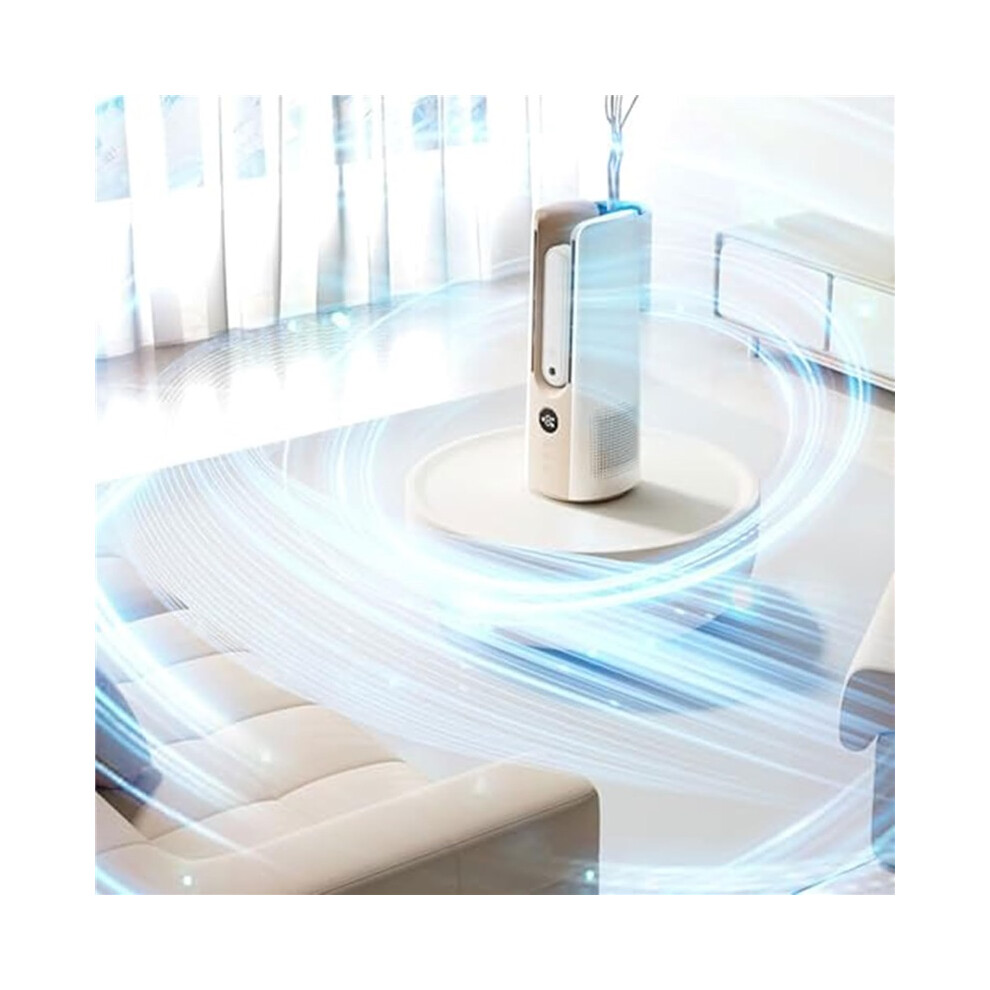 Bladeless Misting Fan With Timer 9 Speed Oscillating Cooling Fan 8580863451246