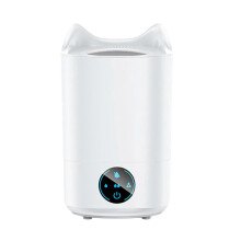 Humidifier 4.0L Large Capacity Quiet Desktop Air Humidifier, White Plastic, Automatic Shut Off, For Essential Oils