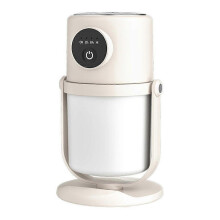Cool Mist Humidifier, 300ml Water Tank, Ultra-quiet Operation, Beige Plastic Aromatherapy Humidifier for Bedroom Office Car