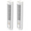 2 Pack Automatic Remote Mini Air Conditioner, USB 3-Speed Portable Evaporative Cooler, White Plastic 1
