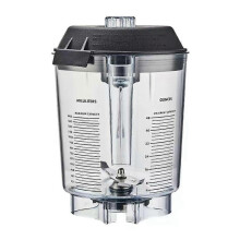 Vervangende blenderbeker met reservemes, compatibel met VITAMIX VM0149 VM0122 VM0127 VM0199, BPA-vrije PC blenderonderdelen