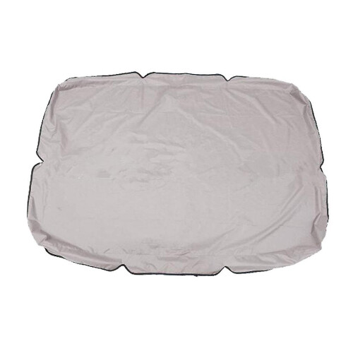 Replacement Canopy for Swing Seat Top Cover, Polyester Grey 190x132x15cm, Waterproof UV Blocking Mildew Resistant 1