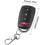 2Pcs 433MHz Fixed Code Door Remote Key, 4-Button Universal Garage Door Remote Control 4