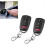 2Pcs 433MHz Fixed Code Door Remote Key, 4-Button Universal Garage Door Remote Control 3