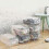 Shoe Boxes, Stackable Foldable Transparent Breathable PP Plastic Shoe Storage Boxes with Plastic Connectors 3