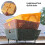 Folding PP Drain Storage Basket, 360 Degree Hollow Drainage, Space-saving, For Kitchen Fruit Vegetable Draining Storage 2