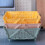 Folding PP Drain Storage Basket, 360 Degree Hollow Drainage, Space-saving, For Kitchen Fruit Vegetable Draining Storage 4