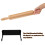 2 Pcs Wall-mounted Rolling Pin Stand Holder, Acrylic Black Space-saving Kitchen Display Rack Hook 5