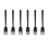 Plastic Forks, 100 Pcs Black Disposable Reusable Dinner Serving Forks for Daily Meals 3