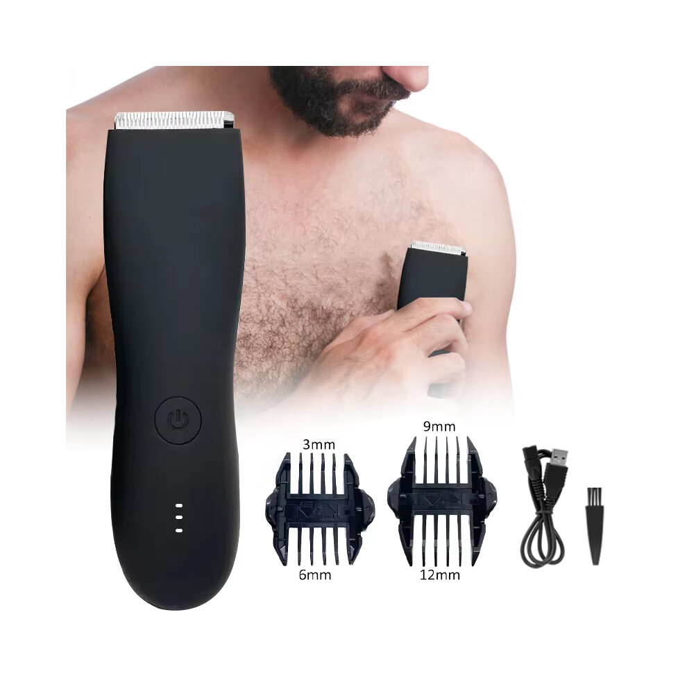 Stoyotu Electric Body Groomer Pubic Hair Trimmer For Men Balls Shaver Clipper Male Sensitive Private Parts Razor Sex Place Face Cut