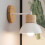 Battery Powered Wall Sconce, Dimmable, 5000mAh Built-in Lithium Battery, Remote Control, USB Charging, For Indoor Use 4