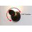 Modern 2-in-1 LED Wall and Ceiling Light, 5W, Black Iron, Warm White, for Home Use 5
