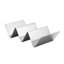 Stainless Steel Taco Stand, Fits 3 Tacos Each, Oven Dishwasher Safe, for Party Daily Cooking