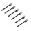 Plastic Forks, 100 Pcs Black Disposable Reusable Dinner Serving Forks for Daily Meals 1