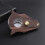 Cigar Cutter, Sandalwood Handle, Stainless Steel Double-edged Solid Blade, Spring Locking, 22mm Diameter Cigar Cutting Accessory 1