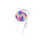 Simulation Swirl Lollipop Props, 4 Pack, Resin Realistic Candy Models, 8.5cm, for Holiday Decor 2