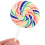 Simulation Swirl Lollipop Props, 4 Pack, Resin Realistic Candy Models, 8.5cm, for Holiday Decor 4