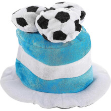 Soccer Fan Football Shape Hat, Cotton, for Kids Adults, Football Match Cheering Cosplay Party Masquerade Carnival Halloween