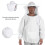 Beekeeping Protective Jacket, Polyester, Round Hat Veil, Elasticated Waist for Adult Beekeeping Hive Tending 2