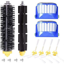 Kit de repuesto compatible con iRobot Roomba series 600, 610, 620, 630 y 645: cepillo lateral para filtro.