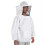 Beekeeping Protective Jacket, Polyester, Round Hat Veil, Elasticated Waist for Adult Beekeeping Hive Tending 4