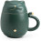 Ceramic Cat Mug With Infuser 300ml Dark Green Cat Lovers Coffee Tea Cup 1