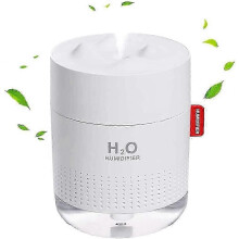 Plants Humidifier, 500ML Portable Silent Air Humidifier, Two Adjustable Mist Modes, Nano Mist, Night Light, Waterless Auto-Off Safety Protection