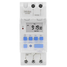 Timer Switch 12V DC 16A LCD Display with Countdown Function Removable Battery
