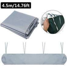 Awning Protective Cover Waterproof Oxford Fabric Compatible with Manual Awnings 2m 3m 3.5m 4m 4.5m 5m Black Green Gray