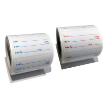 Freezer Food Labels, 2 Rolls 1000 Pieces 5x2.5cm Blank Paper Labels for Meal Prep Storage Containers