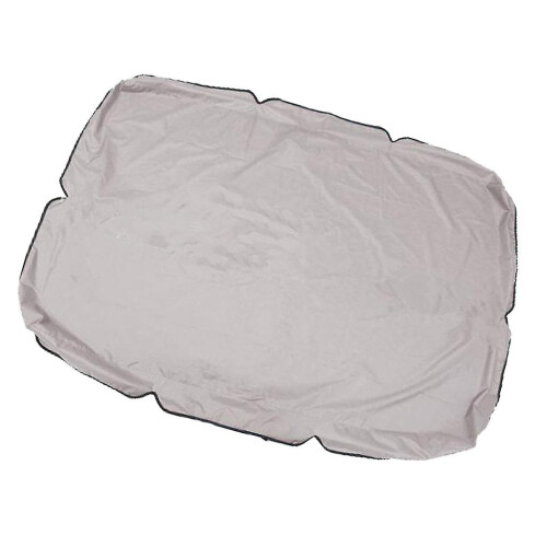 Replacement Canopy for Swing Seat Top Cover, Polyester Grey 190x132x15cm, Waterproof UV Blocking Mildew Resistant