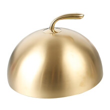 Steakhaube aus Edelstahl, rostbeständige Speiseglocke mit Griff, verschiedene Größen erhältlich