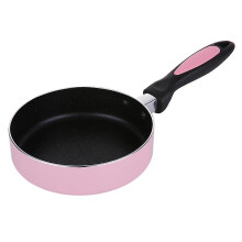 Mini-Bratpfanne, 1 Stück, Rosa, Aluminiumlegierung, 32 x 16 x 4,5 cm, Antihaftbeschichtung, Wabenboden, geeignet für Induktion und offene Flamme