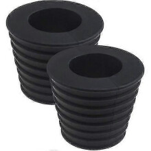 2pcs Rubber Umbrella Cone Wedges, 38mm Inner Diameter, for Parasol Base Stand Patio Umbrella Table Hole Plug, Black